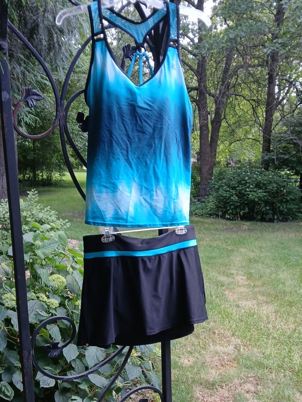ZeroXposur tankini 2 Piece Set Sz L